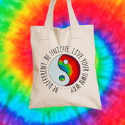 Be Different Tote Bag Tote bag Grow Through Clothing Beige 