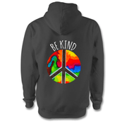 Be Kind Hoodie Hoodie Grow Through Clothing Grey Back Extra Small Unisex