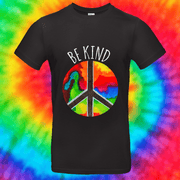 Be Kind Tee T-shirt Grow Through Clothing Black Front Small Unisex