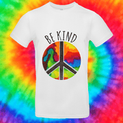 Be Kind Tee T-shirt Grow Through Clothing White Front Small Unisex