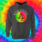 Be Kind To Yourself Hoodie Hoodie Grow Through Clothing Grey Front Extra Small Unisex