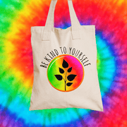 Be Kind To Yourself Tote Bag Tote bag Grow Through Clothing Beige 