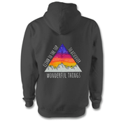 Climb To The Top Hoodie Hoodie Grow Through Clothing Grey Back Extra Small Unisex