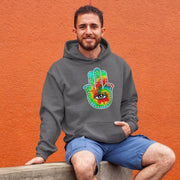 Hamsa Hand Hoodie Hoodie Grow Through Clothing 