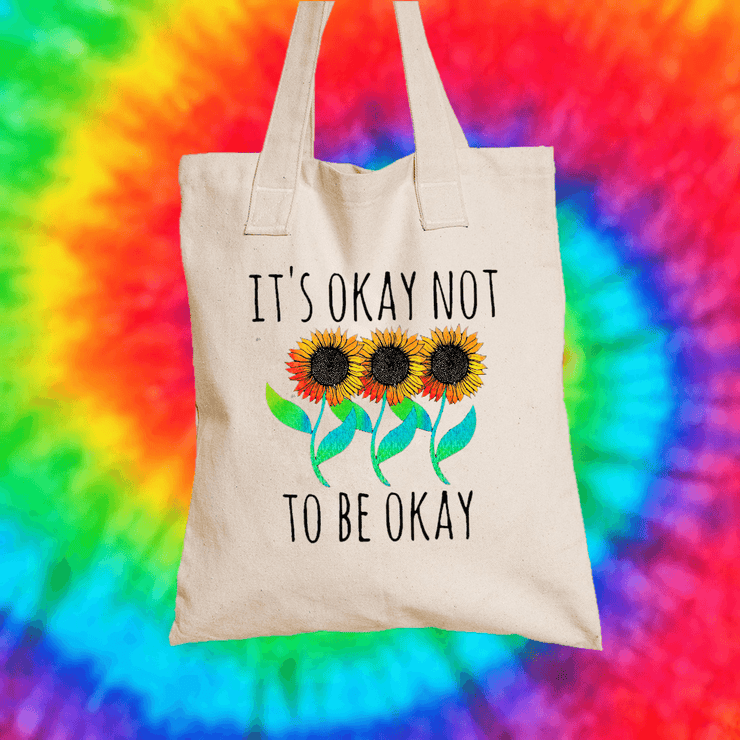 It’s Okay Not To Be Okay Tote Bag Tote bag Grow Through Clothing Beige 