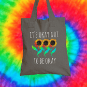 It’s Okay Not To Be Okay Tote Bag Tote bag Grow Through Clothing Grey 